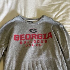 47 Gray Georgia Bulldogs Sweatshirt